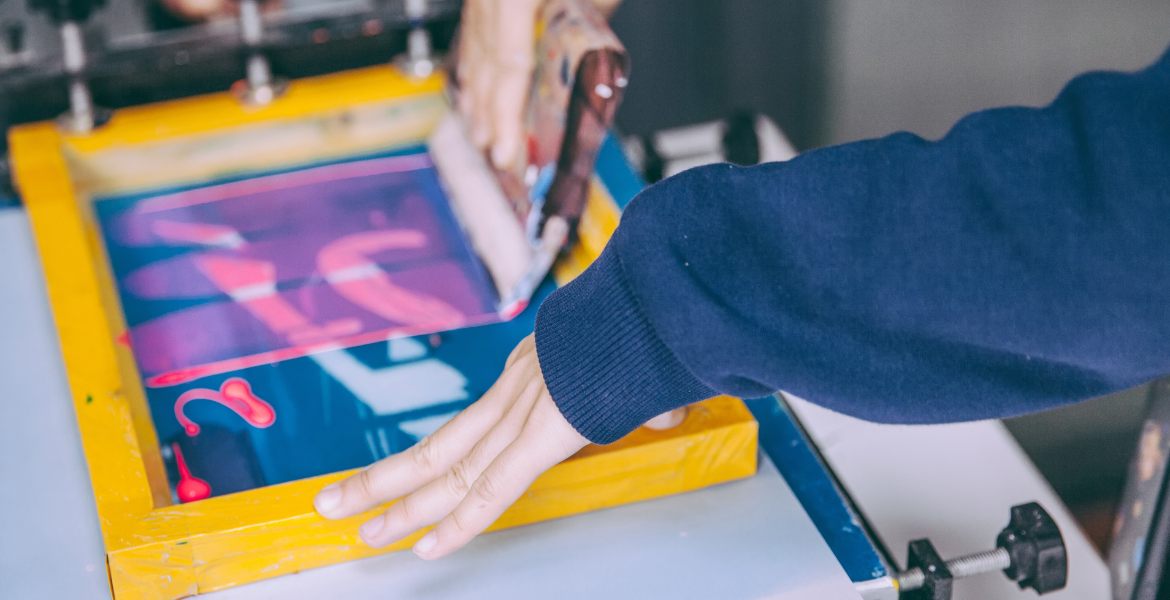 Matbaa Teknolojisi  Serigrafi Baskı Eğitimi Görseli